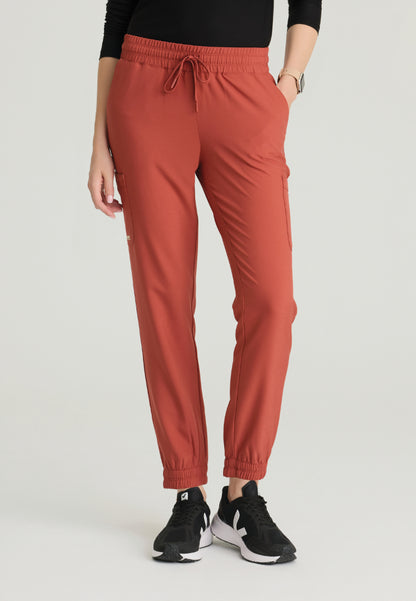 Terra 6-Pocket Mid-Rise Cargo Pant - Sedona Red