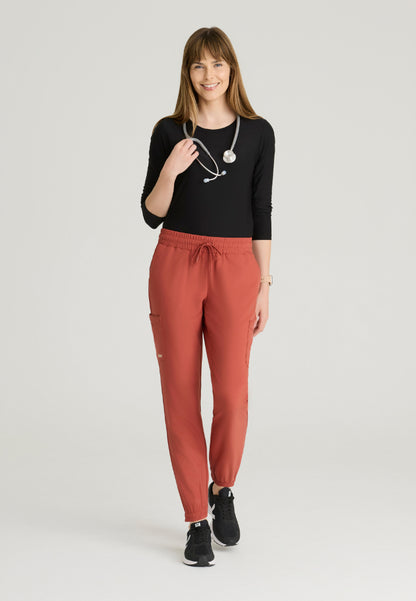 Terra 6-Pocket Mid-Rise Cargo Pant - Sedona Red