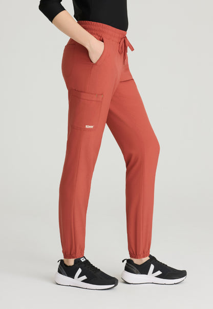 Terra 6-Pocket Mid-Rise Cargo Pant - Sedona Red