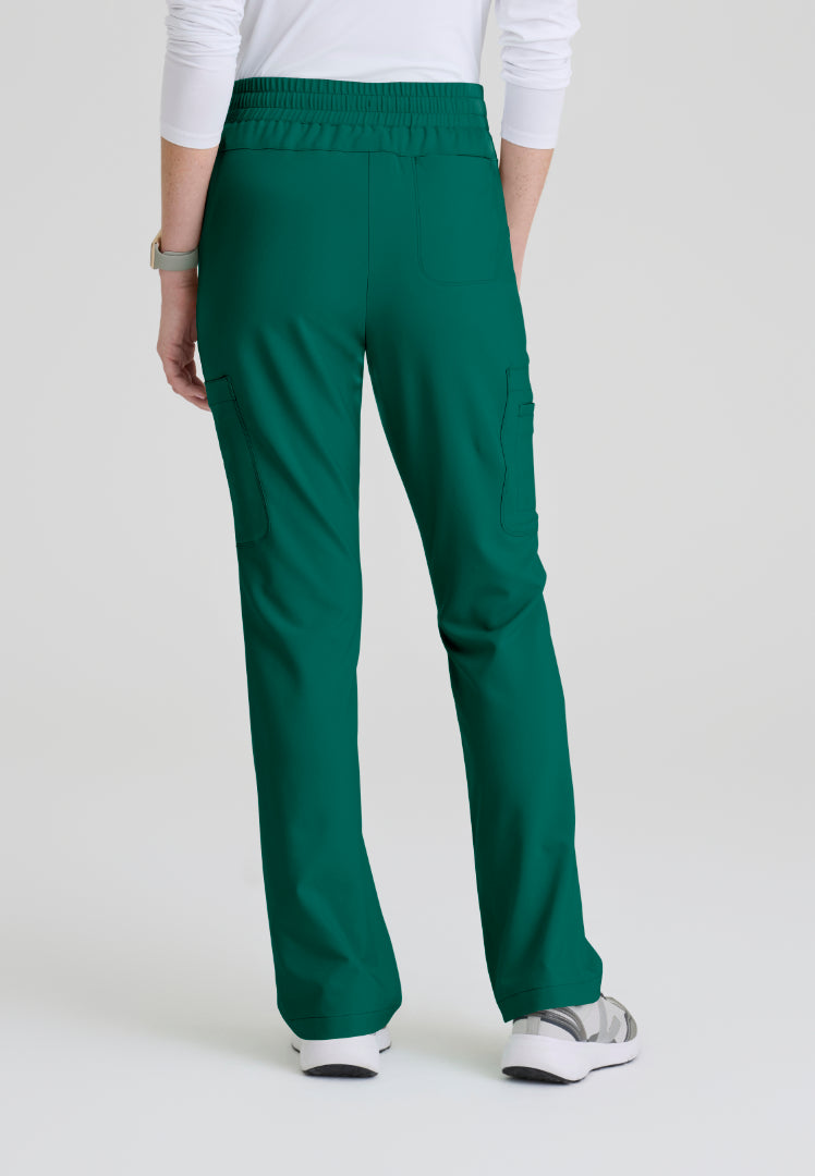 Sky 6-Pocket Flare Leg Scrub Pant - Hunter
