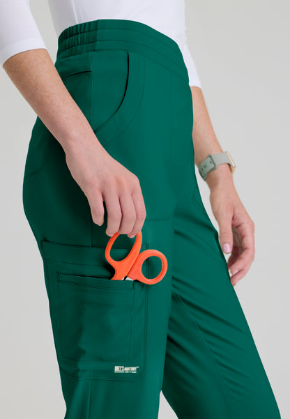 Sky 6-Pocket Flare Leg Scrub Pant - Hunter