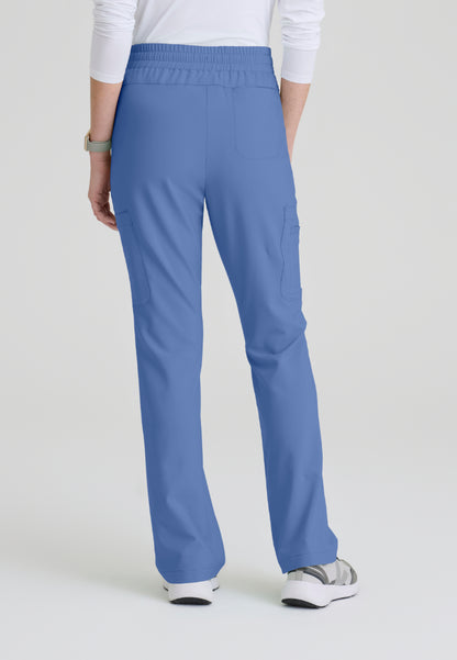 Sky 6-Pocket Flare Leg Scrub Pant - Ciel