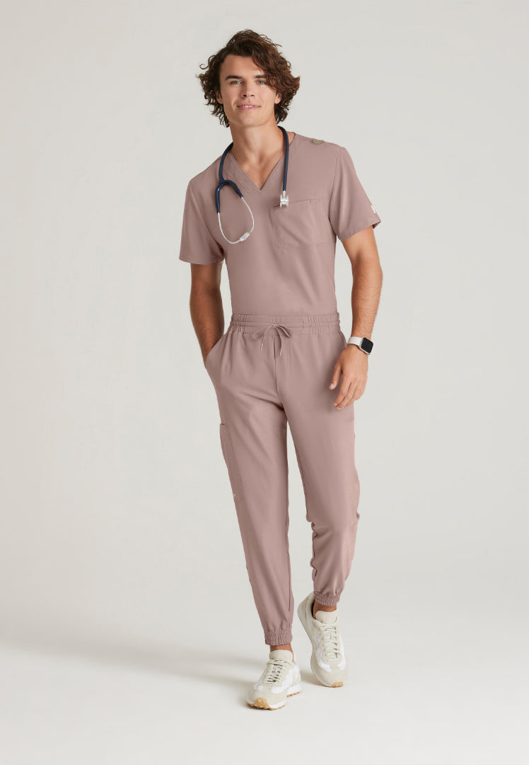 Voyager 5-Pocket Jogger Scrub Pant - Driftwood