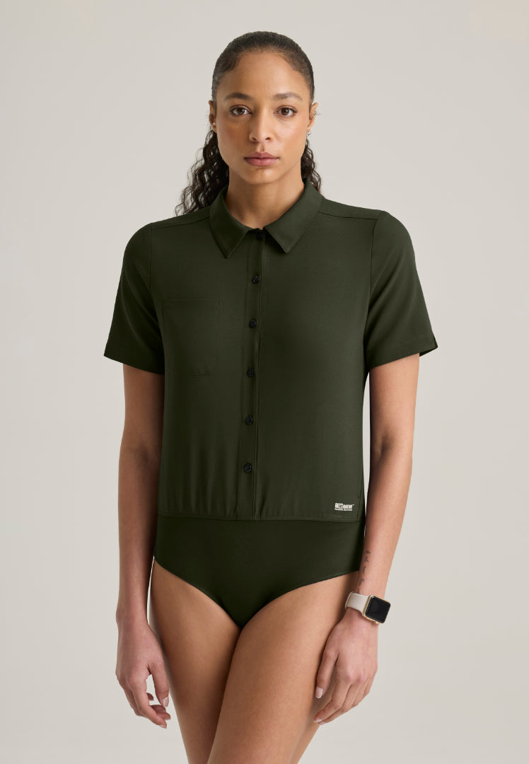 Terran 2-Pocket Bodysuit - Fern