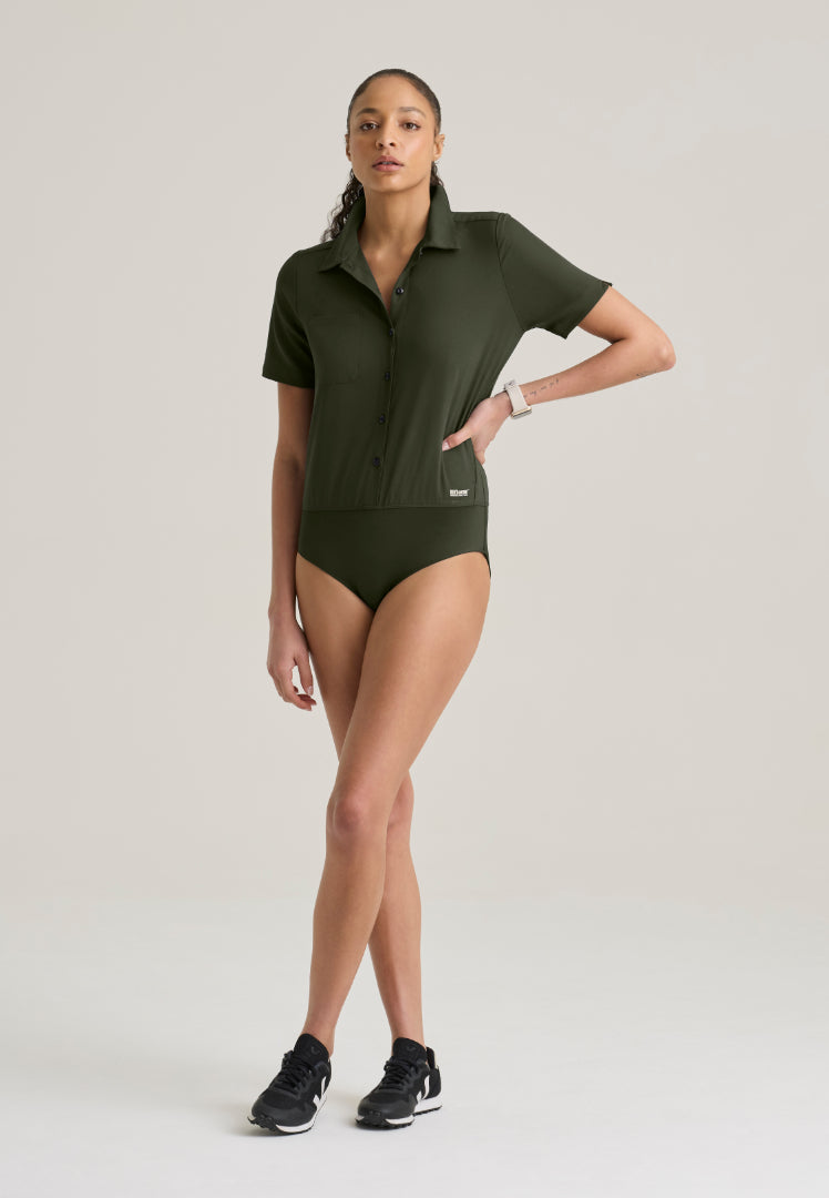 Terran 2-Pocket Bodysuit - Fern