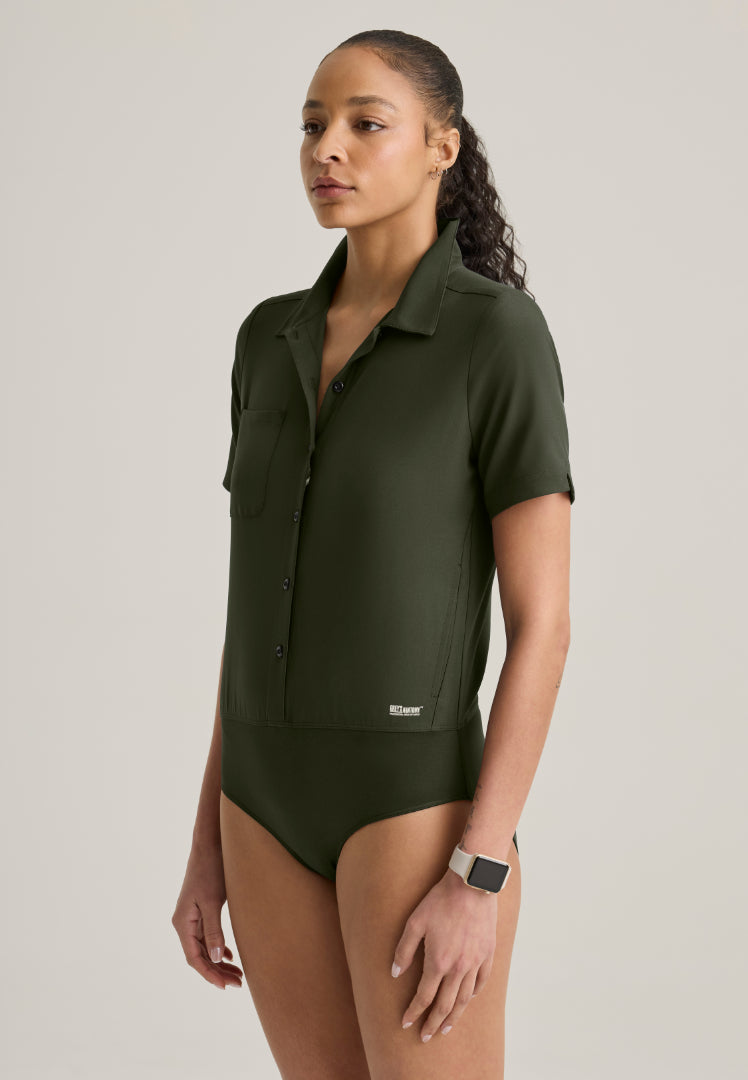 Terran 2-Pocket Bodysuit - Fern