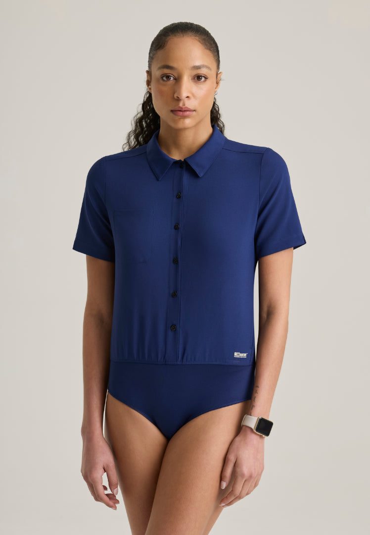 Terran 2-Pocket Bodysuit - Indigo