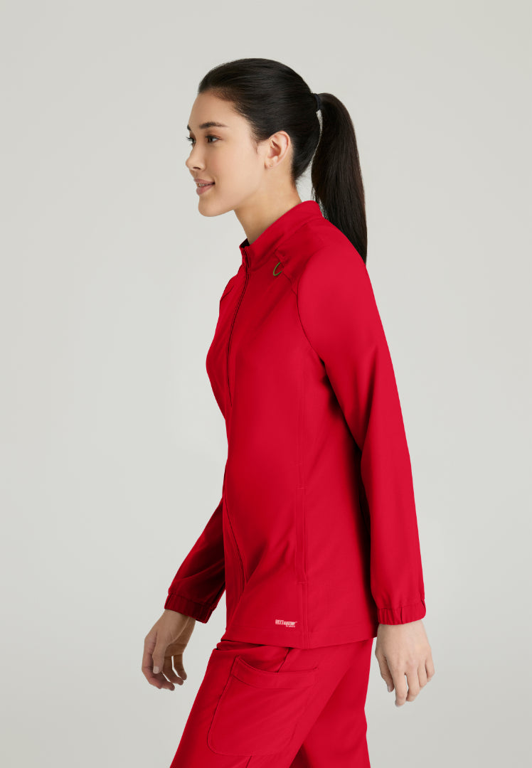 Virtue 3-Pocket Warm-Up Jacket - True Red