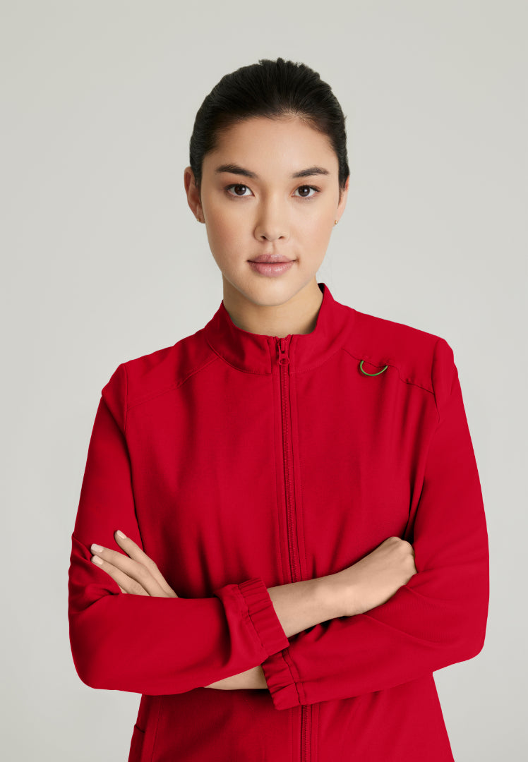 Virtue 3-Pocket Warm-Up Jacket - True Red