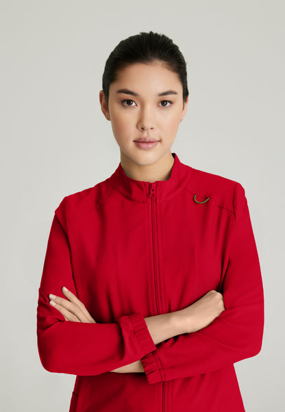 Virtue 3-Pocket Warm-Up Jacket - True Red