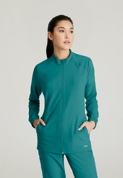 Virtue 3-Pocket Warm-Up Jacket - Teal