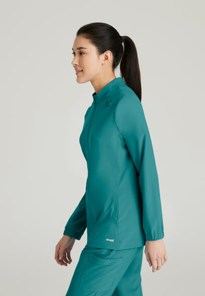 Virtue 3-Pocket Warm-Up Jacket - Teal