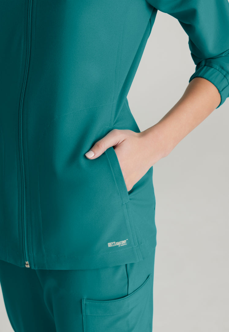 Virtue 3-Pocket Warm-Up Jacket - Teal