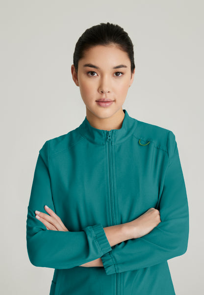 Virtue 3-Pocket Warm-Up Jacket - Teal