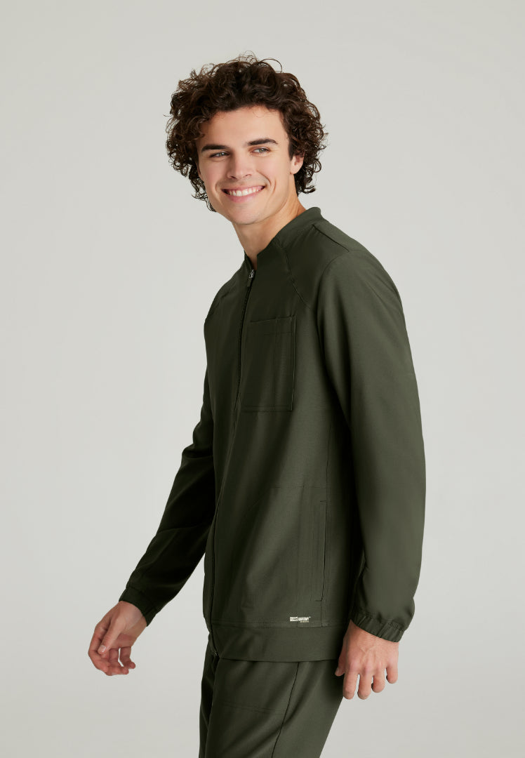 Cycle 3-Pocket Warm-Up Jacket - Fern