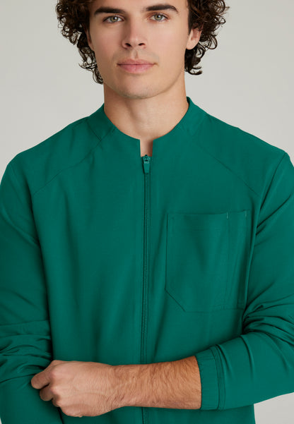 Cycle 3-Pocket Warm-Up Jacket - Hunter
