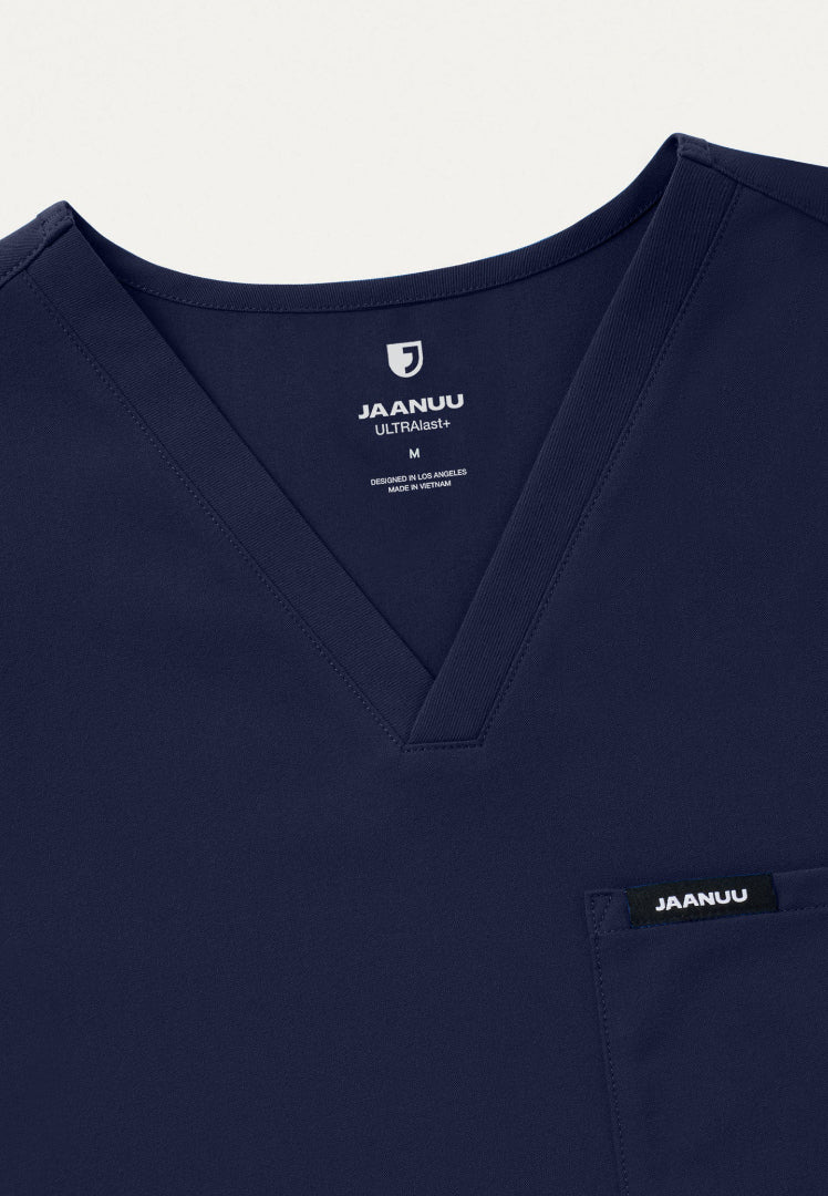 Holmes Everyday 1-Pocket Scrub Top - Midnight Navy
