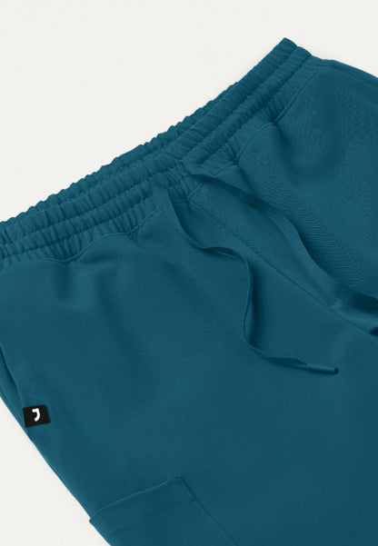 Rhodes Everyday Straight-Leg Scrub Pant - Caribbean Blue