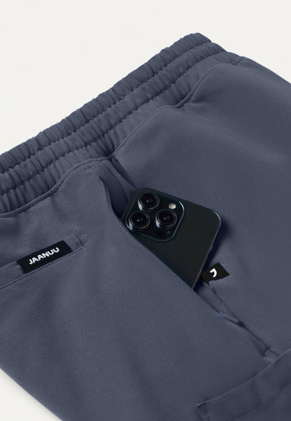 Pantalón médico Rhodes Everyday de pierna recta - Gris carbón