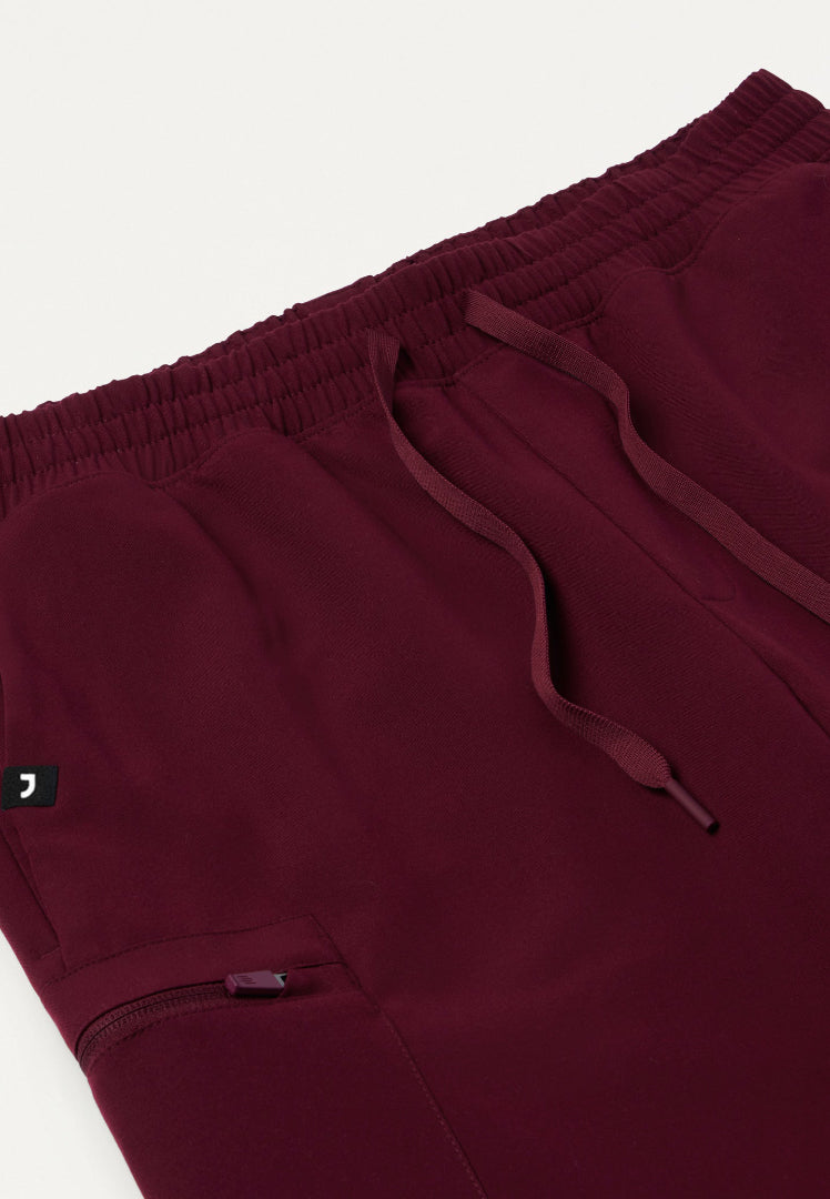 Pantalón deportivo médico de 8 bolsillos Osmo - Borgoña