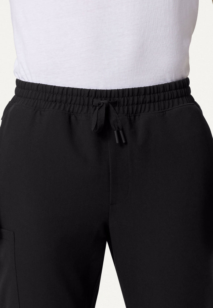 Pantalón médico Rhodes Everyday de pierna recta - Negro