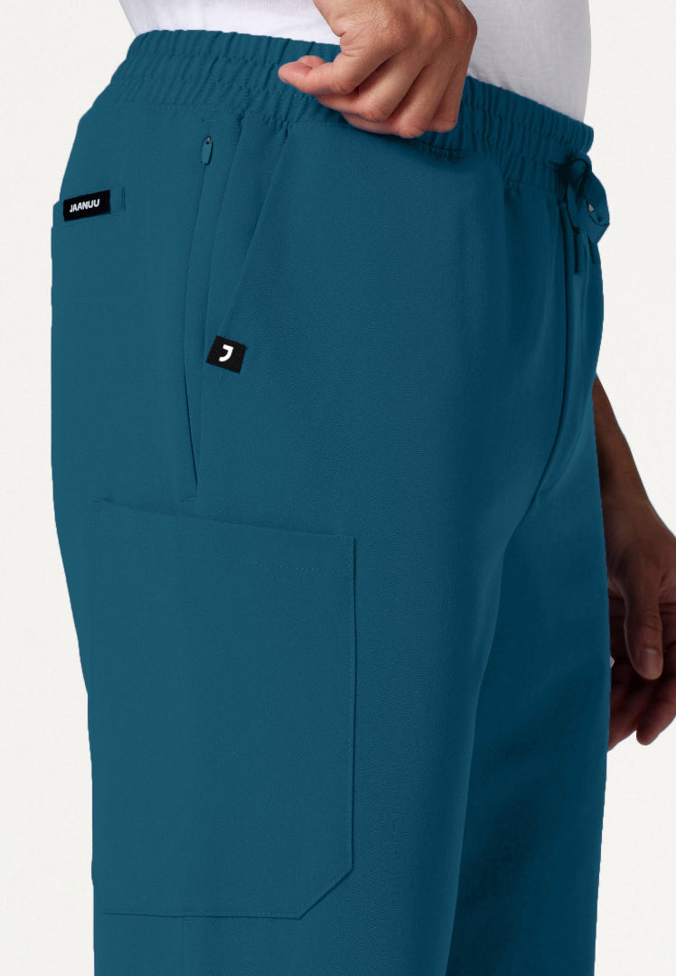 Rhodes Everyday Straight-Leg Scrub Pant - Caribbean Blue
