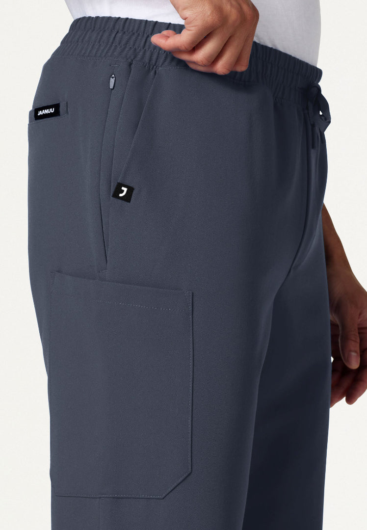 Pantalón médico Rhodes Everyday de pierna recta - Gris carbón