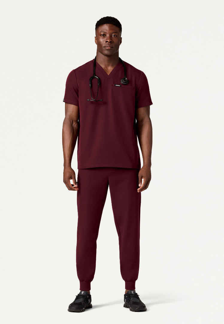 Pantalón deportivo médico de 8 bolsillos Osmo - Borgoña