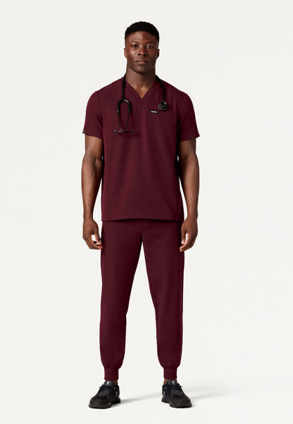 Pantalón deportivo médico de 8 bolsillos Osmo - Borgoña