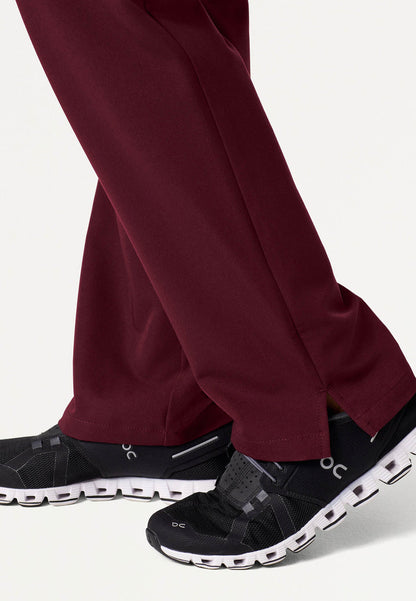 Pantalón médico Xenos Essential Knit-Waist - Borgoña