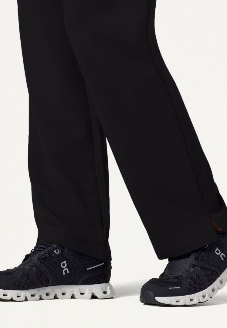 Xenos Essential Knit-Waist Scrub Pant - Black