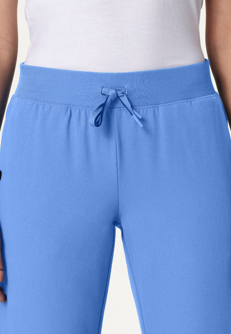 Pantalón médico Xenos Essential Knit-Waist - Azul cielo