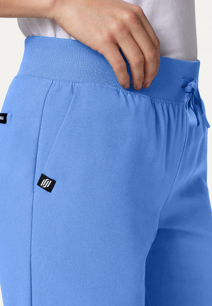 Pantalón médico Xenos Essential Knit-Waist - Azul cielo
