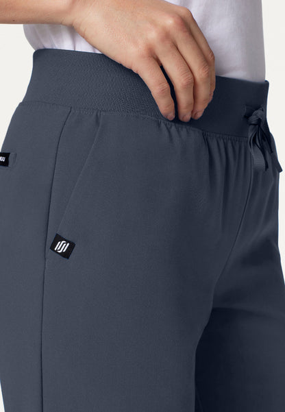 Pantalón médico Xenos Essential Knit-Waist - Gris carbón