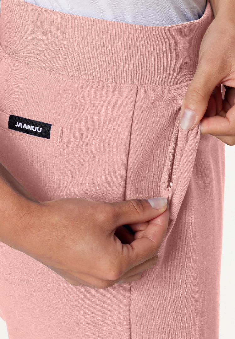 Pantalón médico Xenos Essential Knit-Waist - Malva