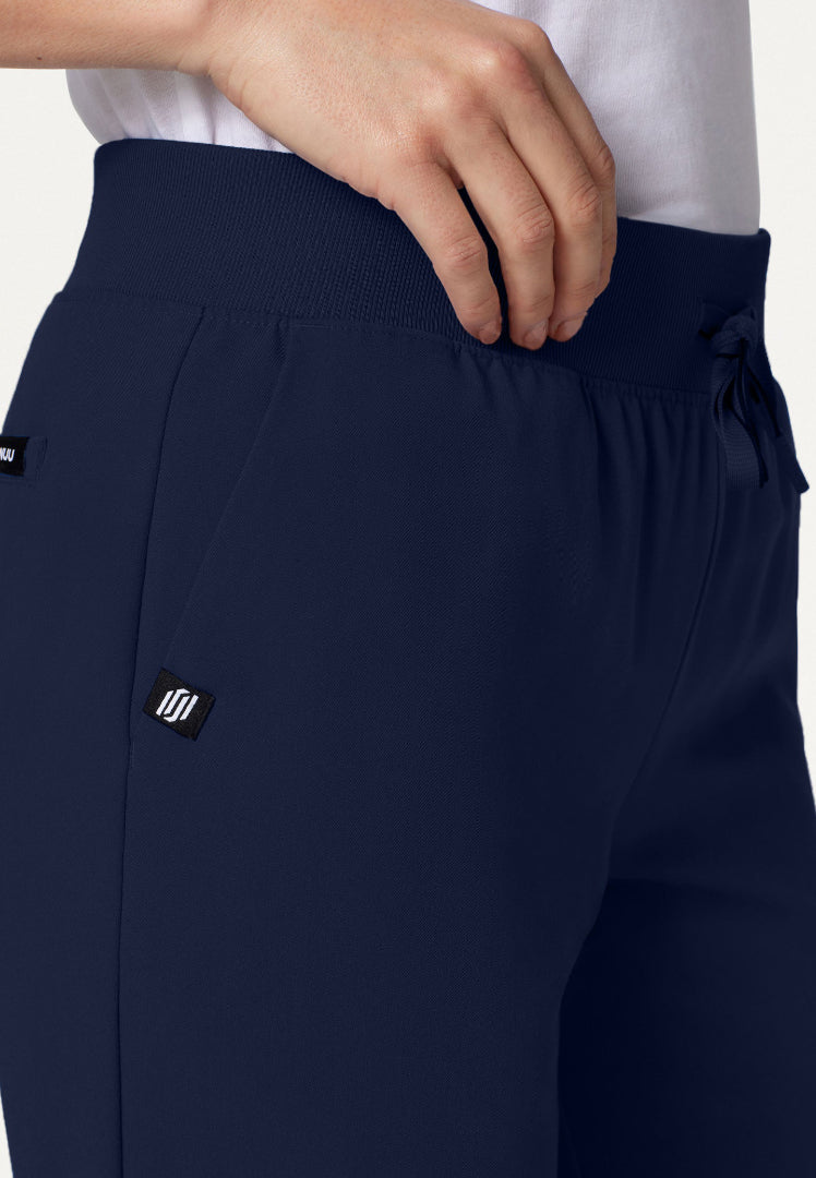 Pantalón médico Xenos Essential Knit-Waist - Azul marino medianoche