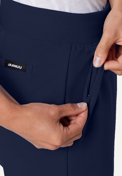 Pantalón médico Xenos Essential Knit-Waist - Azul marino medianoche