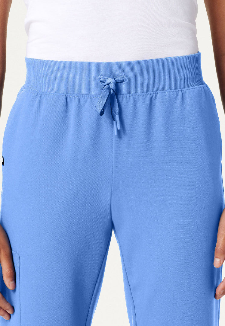 Jogger médico Silex Slim Knit-Waist - Azul cielo
