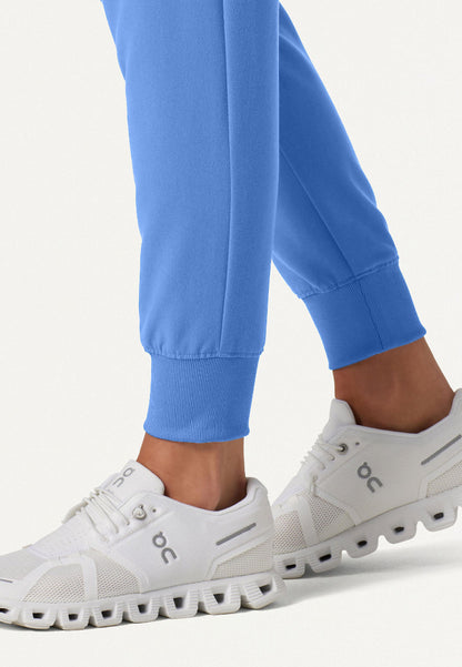 Jogger médico Silex Slim Knit-Waist - Azul cielo