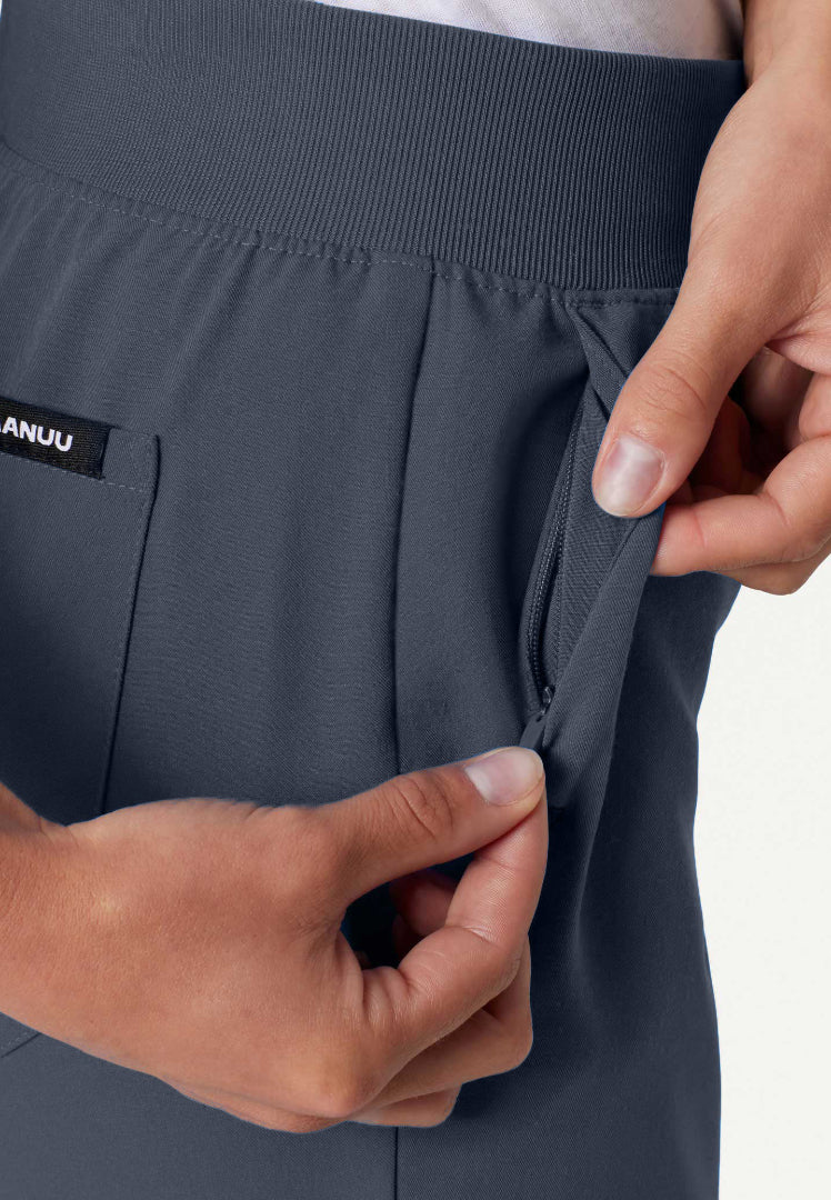 Pantalón deportivo Silex Slim Knit-Waist - Gris carbón