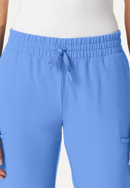 Pantalón deportivo Jace Skinny de 7 bolsillos - Azul cielo