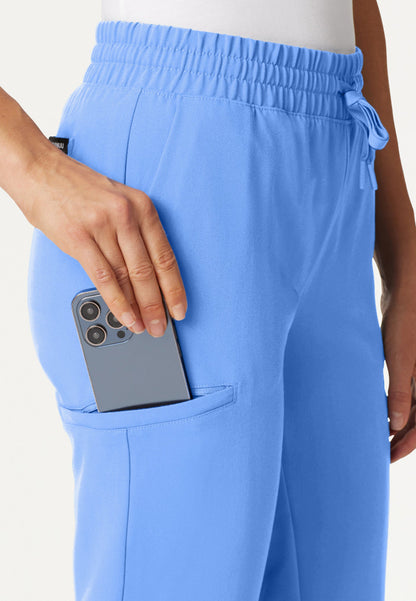 Pantalón deportivo Jace Skinny de 7 bolsillos - Azul cielo