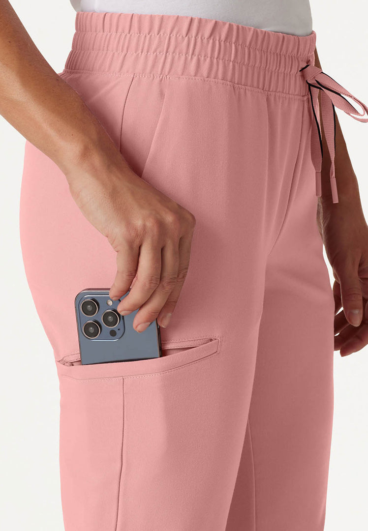 Pantalón deportivo Jace Skinny de 7 bolsillos - Malva