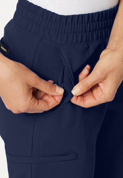 Pantalones deportivos Jace Skinny de 7 bolsillos - Azul marino medianoche