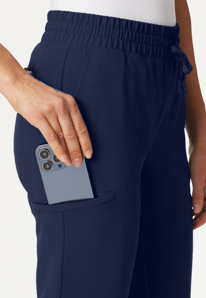 Pantalones deportivos Jace Skinny de 7 bolsillos - Azul marino medianoche