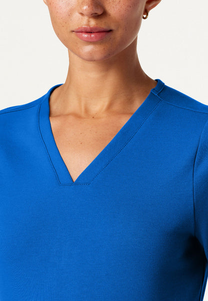 Cesi Slim UltraSOFT Scrub Top - Royal Blue