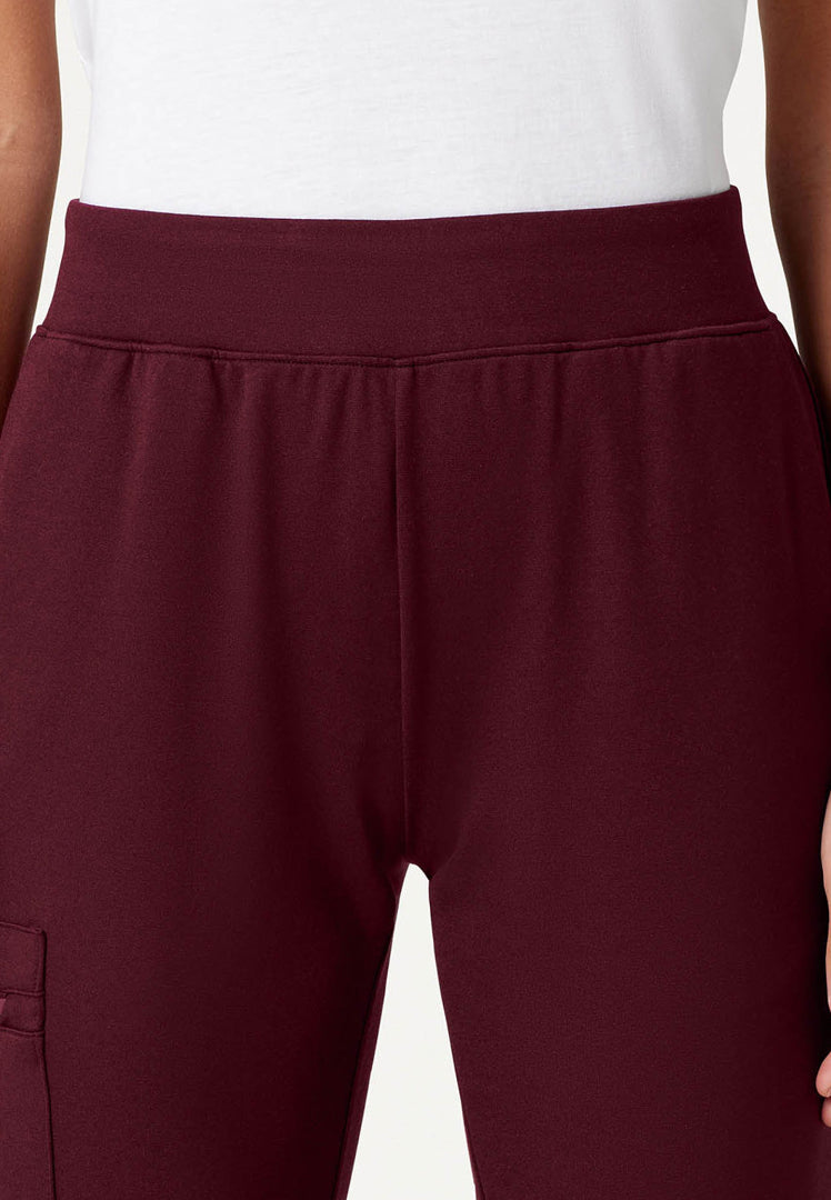 Rubi Slim UltraSOFT Scrub Jogger - Burgundy