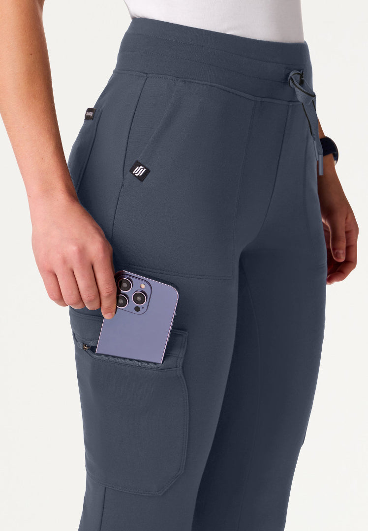 Pantalón deportivo Kait Skinny UltraSOFT de 10 bolsillos - Gris carbón