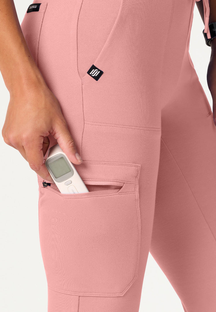 Pantalón deportivo Kait Skinny UltraSOFT de 10 bolsillos - Malva