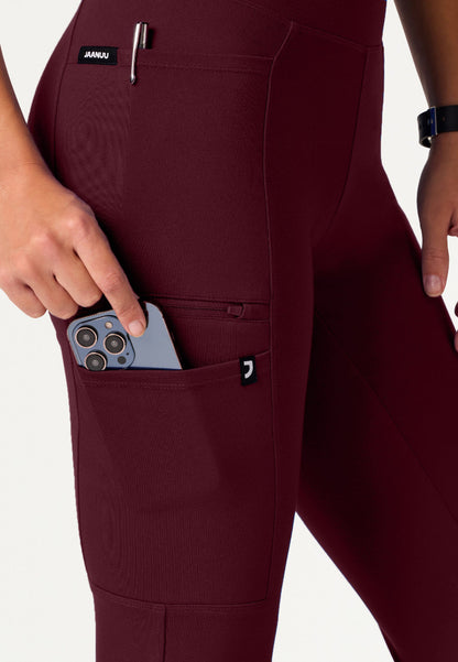 Pantalón médico Perri UltraSOFT Yoga - Borgoña